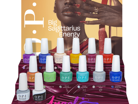 OPI Gel Color - Big Zodiac Energy Collection 12 Colors & 1 Base Gel 1 Top Gel | Fall 2023 Discount