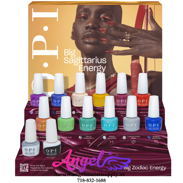 OPI Gel Color - Big Zodiac Energy Collection 12 Colors & 1 Base Gel 1 Top Gel | Fall 2023 Discount