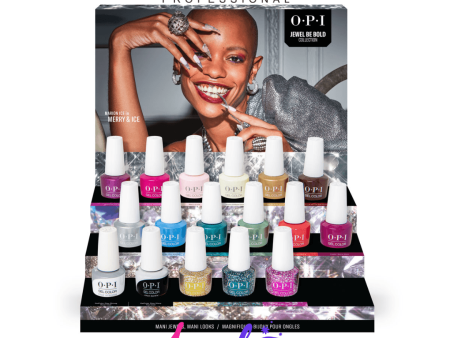 OPI Gel Colors - Jewel Be Bold Collection 15 Colors & 1 Base Gel 1 Top Gel | Holiday 2022 Online Hot Sale