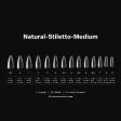 Aprés Box of Tips Natural - Stiletto - Medium 2.0 Supply