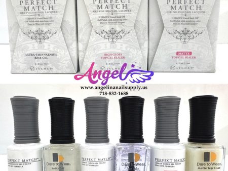 Lechat Combo Base - Top - Matte for Gel & Nail Polish Online now