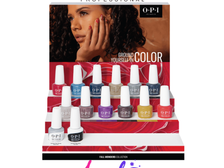 OPI Gel Colors - Fall Wonders Collection 12 Colors & 1 Base Gel 1 Top Gel| Fall 2022 on Sale