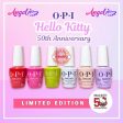 OPI Gel Color - Hello Kitty 50th Anniversary Collection 6 Colors (12 bottles) & 1 Base Gel 1 Top Gel | Limited Edition on Sale