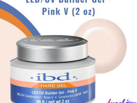 IBD LED UV Builder Gel - Pink V (2oz) Fashion