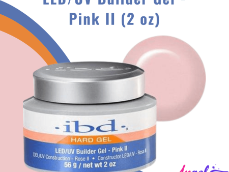 IBD LED UV Builder Gel - Pink II (2oz) Online