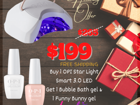 OPI Star Light Smart 3.0 LED Machine + 1 GC S86 & 1 GC H22 on Sale