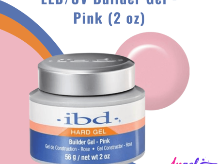 IBD LED UV Builder Gel - Pink (2oz) Hot on Sale