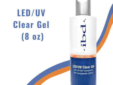 IBD LED UV Builder Gel - Clear 8 oz Fashion