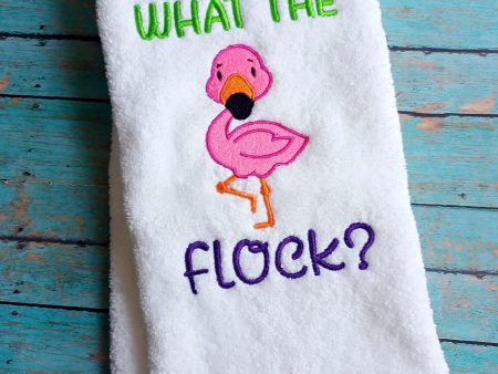 What The Flock machine embroidery design (4 sizes included) DIGITAL DOWNLOAD Discount