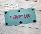 Therapy Dog Collar Wrap machine embroidery design 3 sizes included DIGITAL DOWNLOAD Fashion