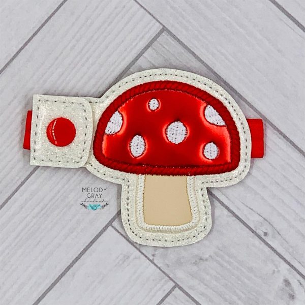 Toadstool applique bottle band machine embroidery design DIGITAL DOWNLOAD Online