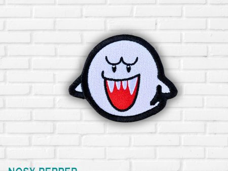 Boo Ghost patch machine embroidery design (2 sizes included) DIGITAL DOWNLOAD Hot on Sale